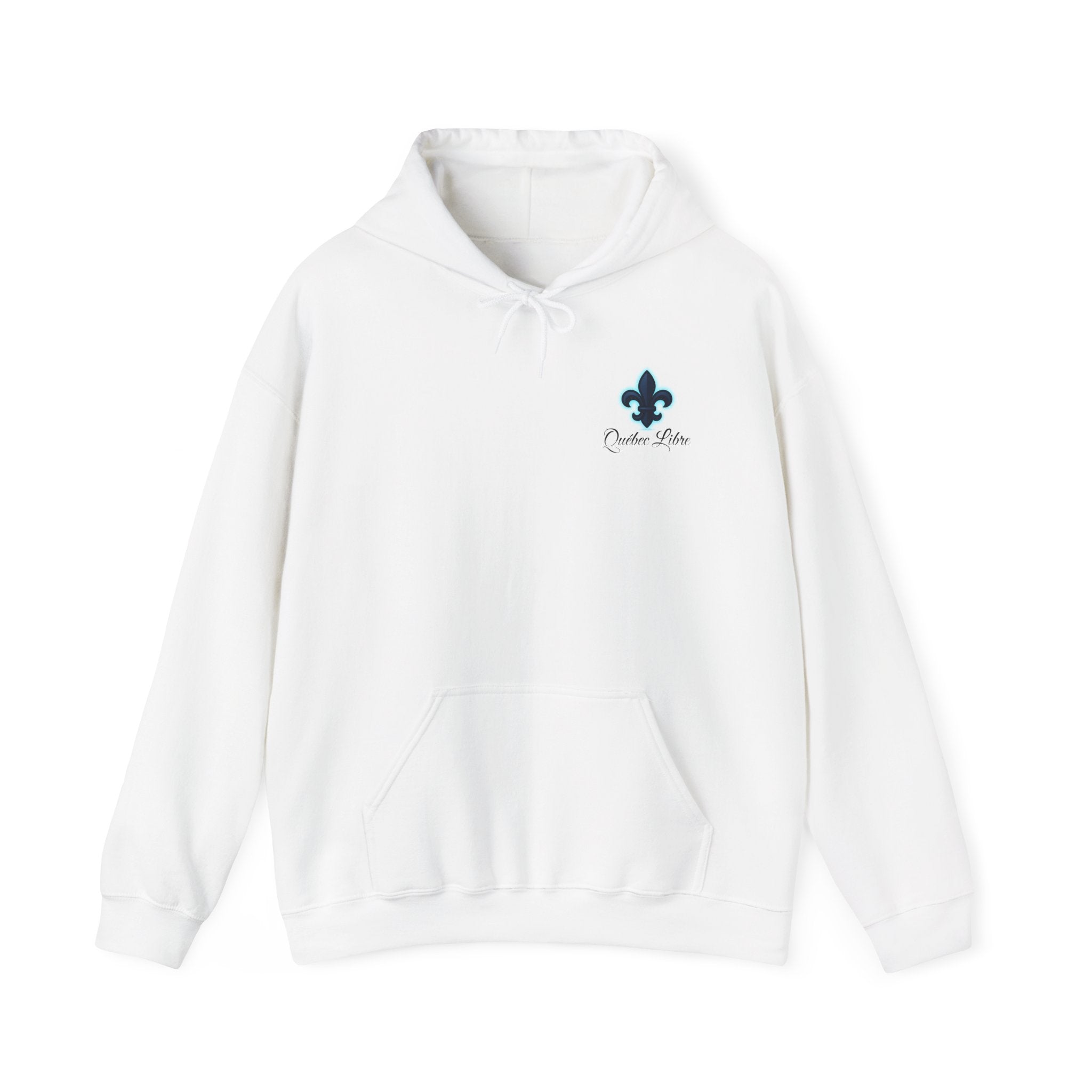 Sweat à capuche — Logo Fleur de Lys « Positive Vibes » sur la poitrine