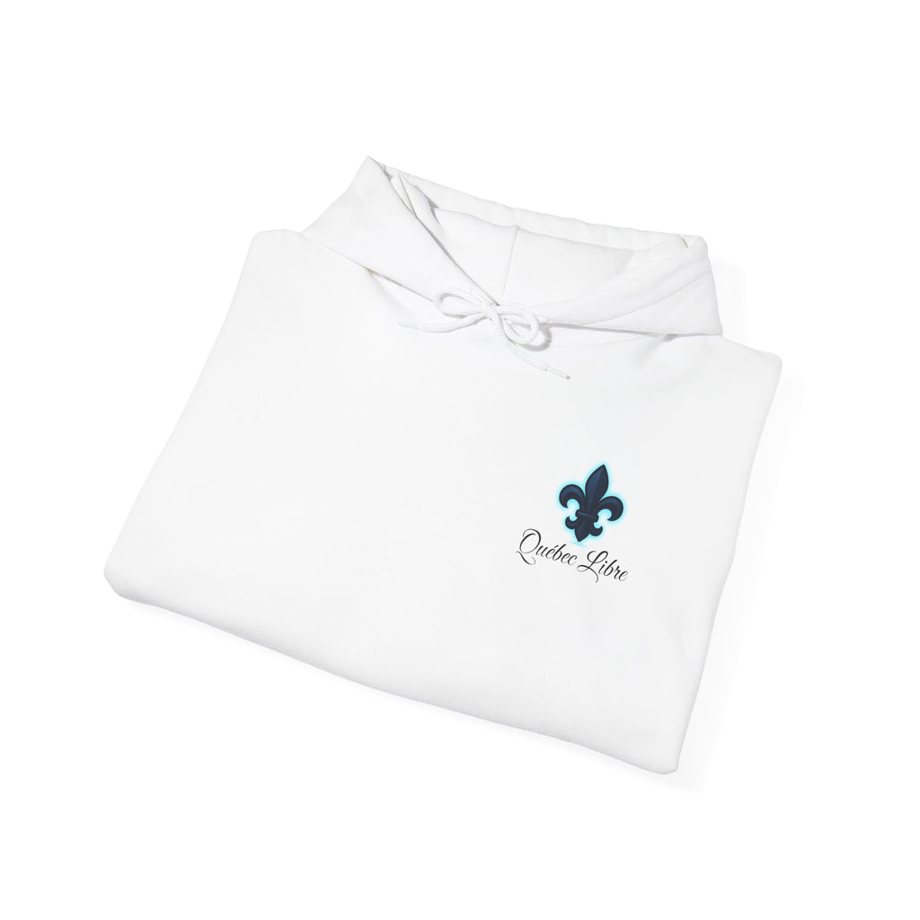 Sweat à capuche — Logo Fleur de Lys « Positive Vibes » sur la poitrine